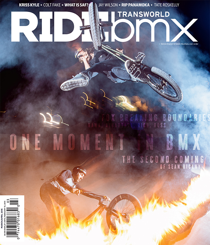 Ruben Alcantara Ride BMX Issue #207 Cover