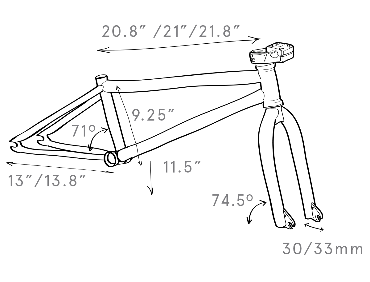 Flybikes BMX Aire Frameset